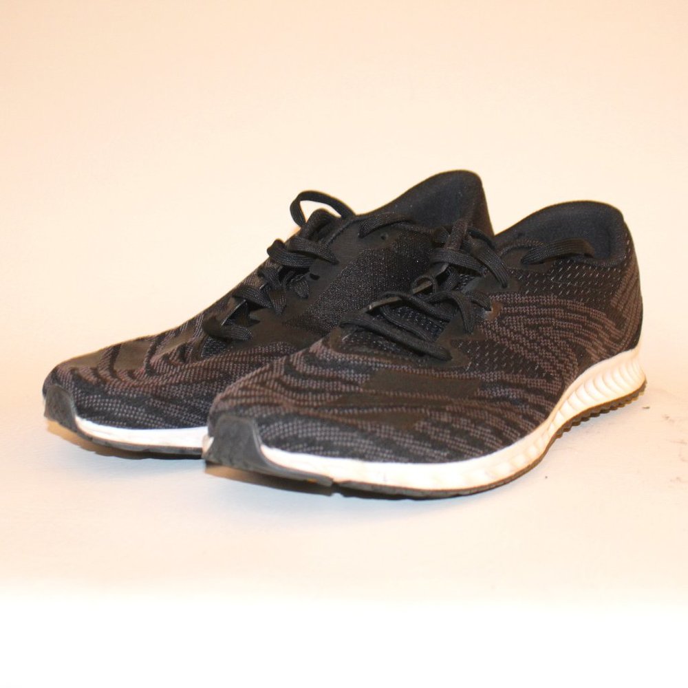 adidas Women's 10 Aerobounce PR Running Athletic Shoe Core Black Metallic Silver - Picture 4 of 10
